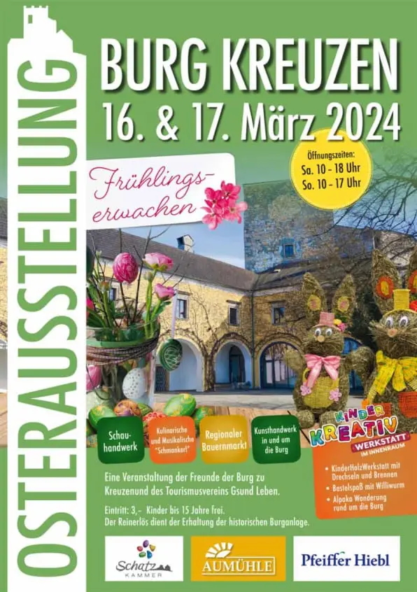 Osterausstellung Burg Kreuzen 2024